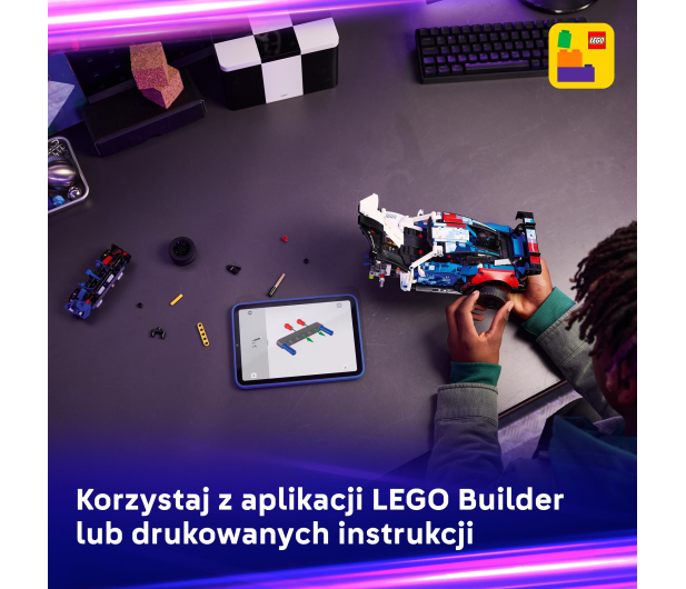 LEGO TECHNIC 42226 Samochód wyścigowy BMW M4 GT3 EVO - 1489549 - zdjęcie 8